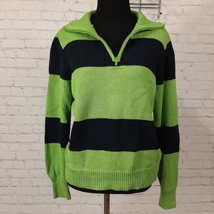 Vintage Villager Liz Claiborne 1/4 Zip Sweater LP